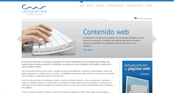 Desktop Screenshot of contenidoweb.com